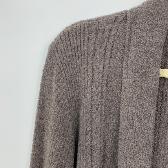 Barefoot Dreams CozyChic Lite Cabin Cardigan Longline in Ash Sz XL - Picture 4 of 13